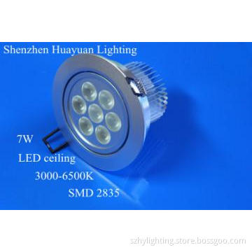 Newest Ceiling spot light 7W AC100V-240V  3000K-6500K
